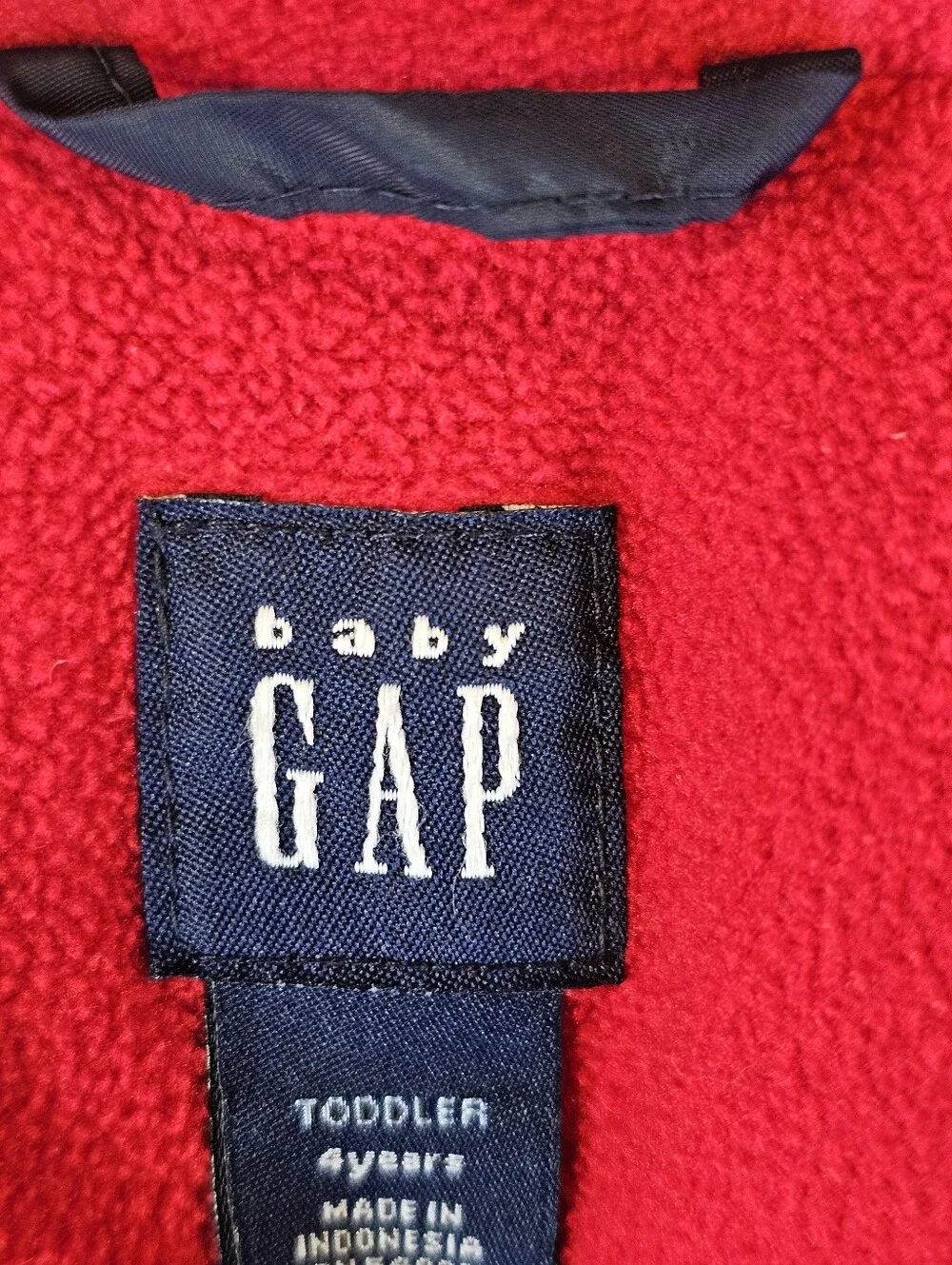 Gapy Boys Puffer Jacket In Blue Size 4 Years